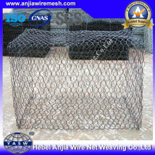 Low Price Black Iron Wire Hexagonal Gabion Box with (CE and SGS)